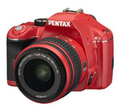 pentax k-x red